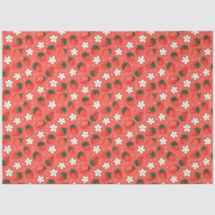Papel De Seda Fresa roja