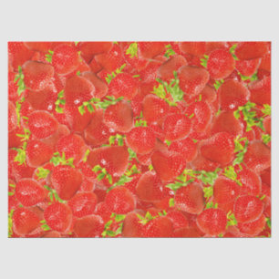 Papel De Seda Fresas