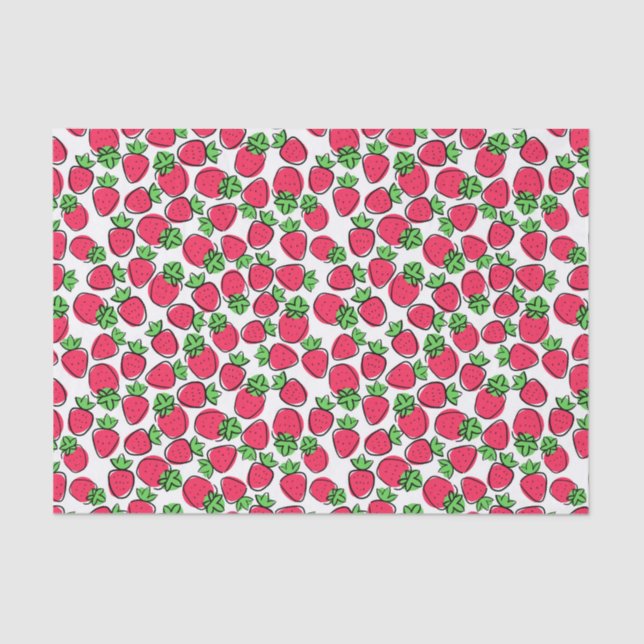 Papel De Seda Fresas (Anverso)