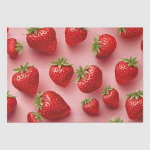 Papel De Seda Fresas