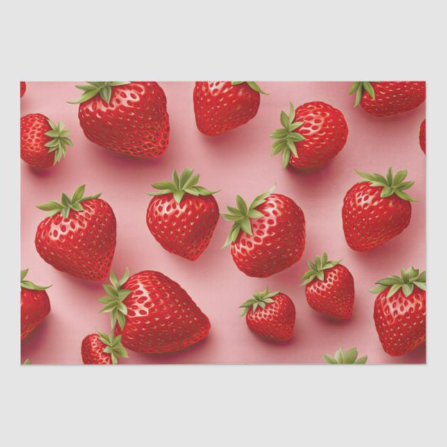 Papel De Seda Fresas (Anverso)