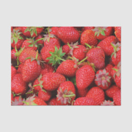 Papel De Seda Fresas