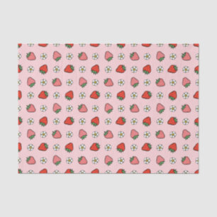Papel De Seda Fresas