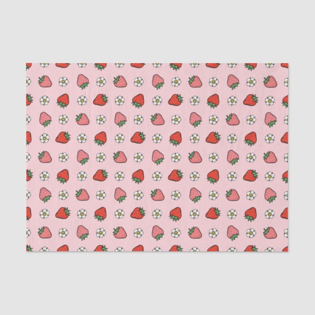 Papel De Seda Fresas (Anverso)