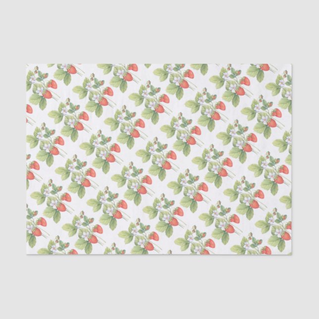 Papel De Seda Fresas (Anverso)