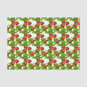 Papel De Seda Fresas