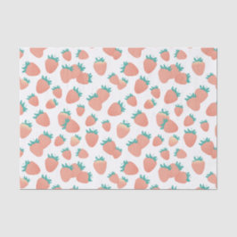 Papel De Seda Fresas recién recolectadas