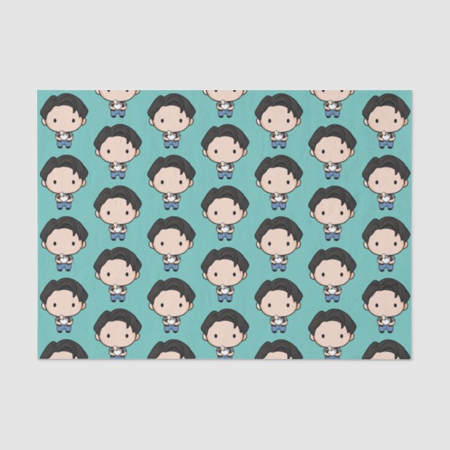 Papel De Seda FRIENDS™ | Joey Chibi (Anverso)