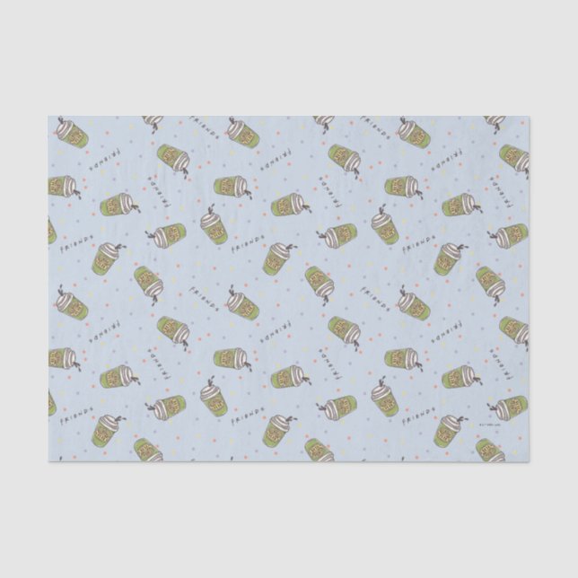 Papel De Seda FRIENDS™ | Patrón de lunares de Central Perk (Anverso)