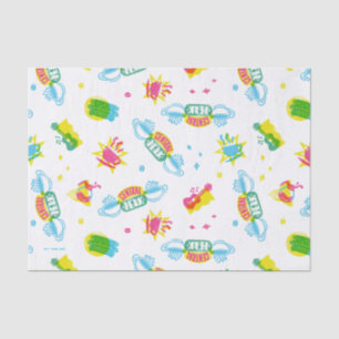 Papel De Seda FRIENDS™ Patrón Neon de Central Perk