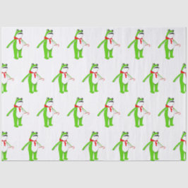 Papel De Seda Frog Christmas Holiday