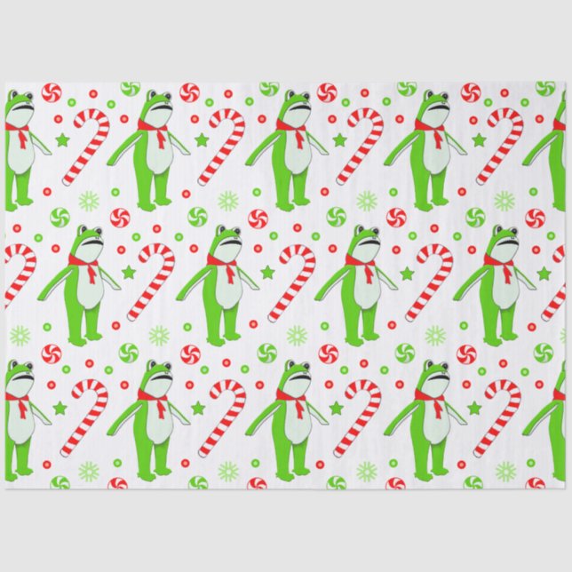 Papel De Seda Frog Protest Resist Christmas Holiday  (Anverso)