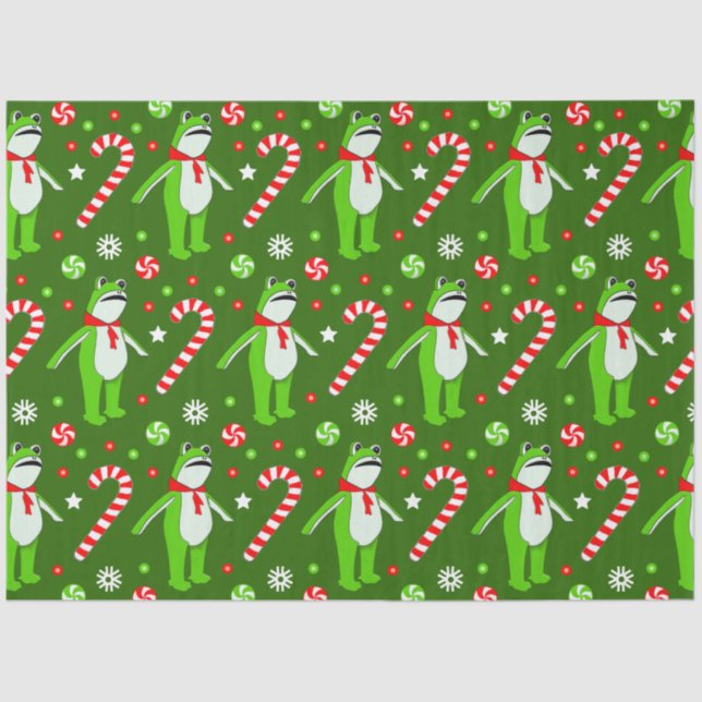 Papel De Seda Frog Protest Resist Christmas Holiday  (Anverso)