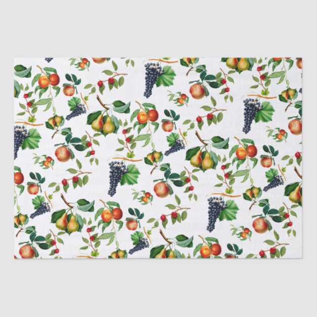 Papel De Seda Fruta de cosecha (Anverso)