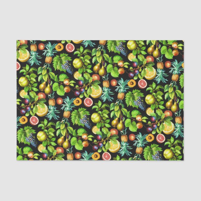 Papel De Seda Fruta elegante (Anverso)