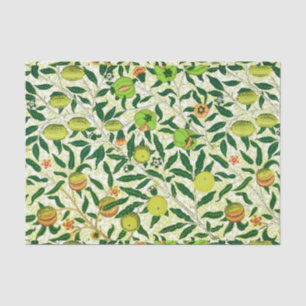 Papel De Seda Fruta exótica de William Morris, amarilla limón