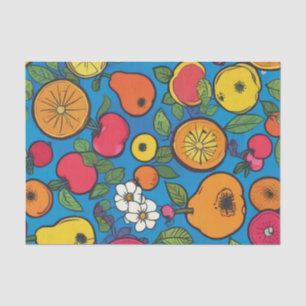 Papel De Seda Frutas de arte pop en Navey
