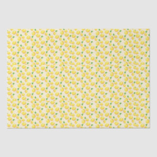 Papel De Seda Frutos cítricos, limones, frescos y brillantes
