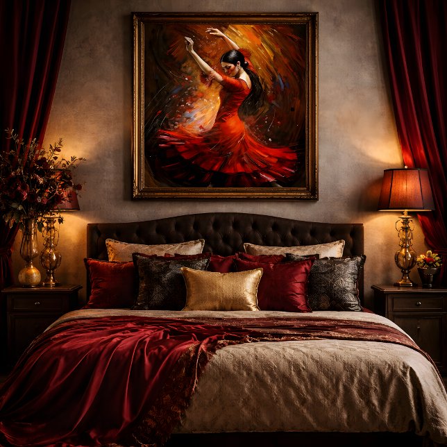 Papel De Seda Fuego Flamenco Decoupage (Dance Divine Decoupage Tissue Paper)