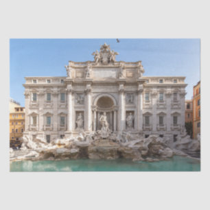Papel De Seda Fuente de Trevi al amanecer - Roma, Italia