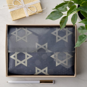 Papel De Seda Fuerte vibra de Hanukkah de SlipperyJoe's estrella