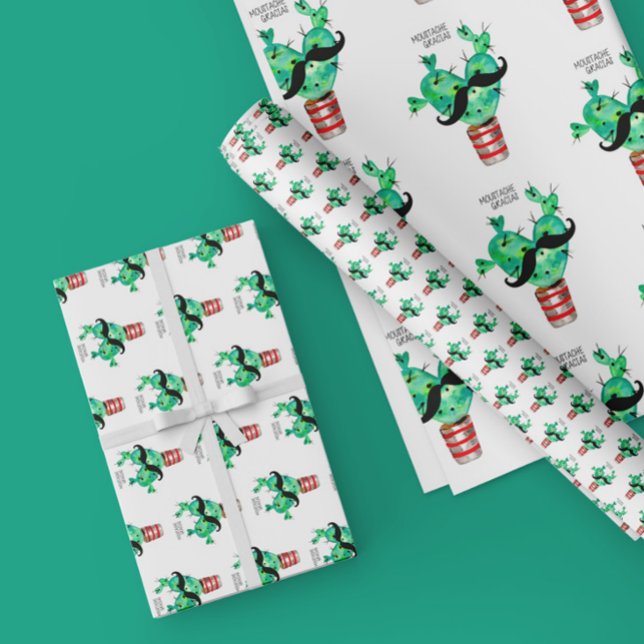 Papel De Seda Fun Cactus Heart Gracias (Subido por el creador)