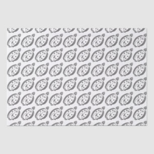 Papel De Seda Fun Flounder Fish en blanco y negro