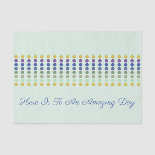 Papel De Seda Fun Polka Dot Design (Anverso)