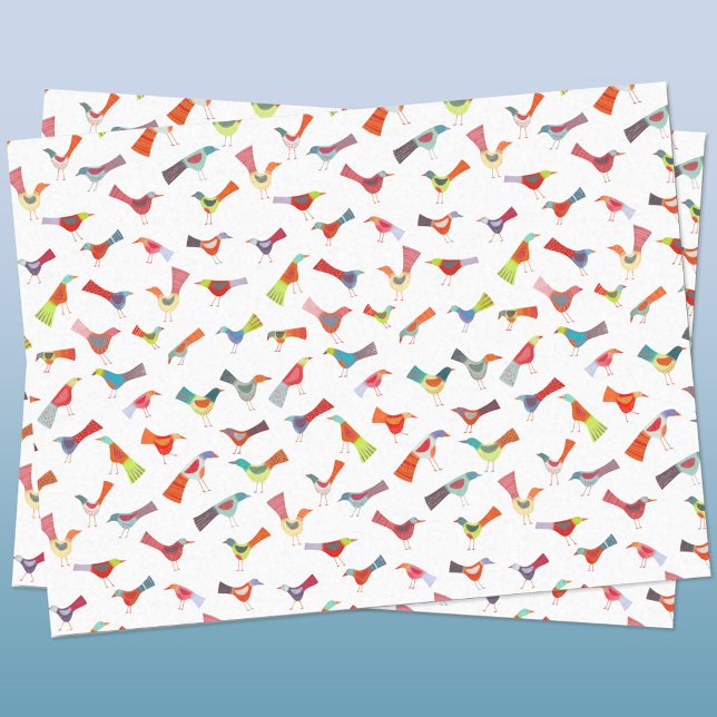 Papel De Seda Fun Rainbow Bird (Rainbow bird fun tissue paper)