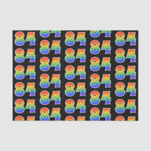 Papel De Seda Fun Rainbow Spectrum Pattern "84" Número de evento