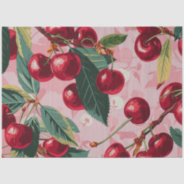 Papel De Seda Fun Retro 'Cherry Pop' Rosa