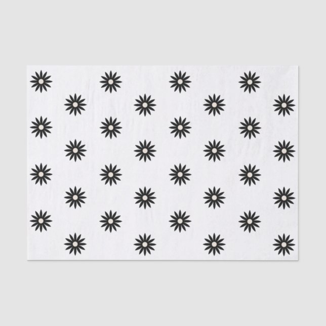 Papel De Seda Funky Daisy Tissue Paper (Anverso)