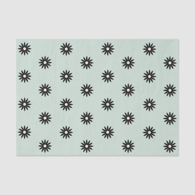 Papel De Seda Funky Daisy Tissue Paper (Anverso)