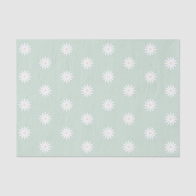 Papel De Seda Funky Daisy Tissue Paper (Anverso)