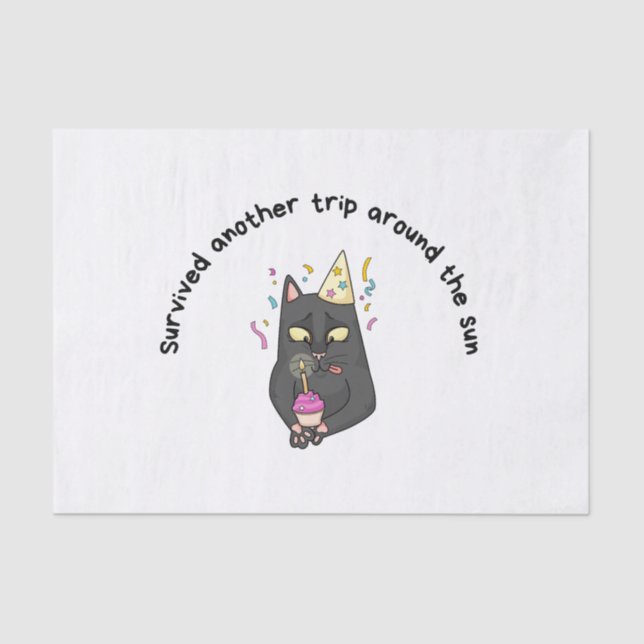 Papel De Seda Funny Birthday (Anverso)