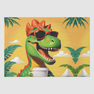 Papel De Seda Funny de los dinosaurios T-Rex