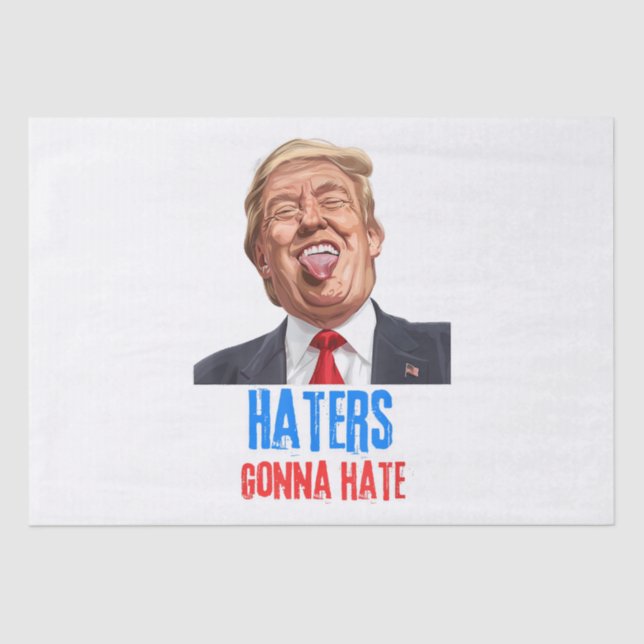 Papel De Seda Funny Haters odiará las citas graciosas diciendo t (Anverso)