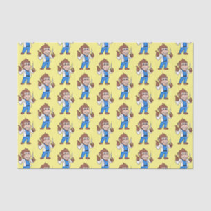 Papel De Seda Funny orangutan ape personalizado médica