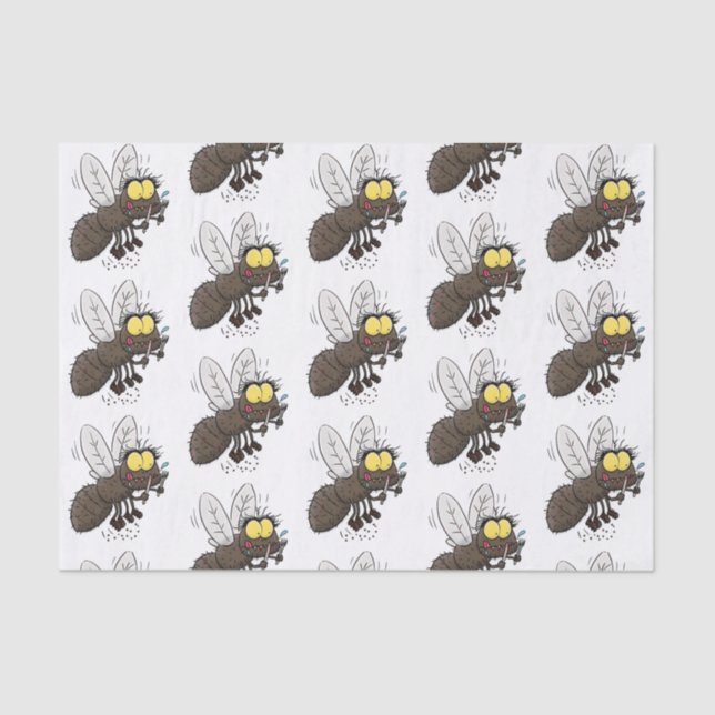 Papel De Seda Funny personalizado de insectos de herradura (Anverso)