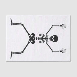Papel De Seda Funny skull doing handstand