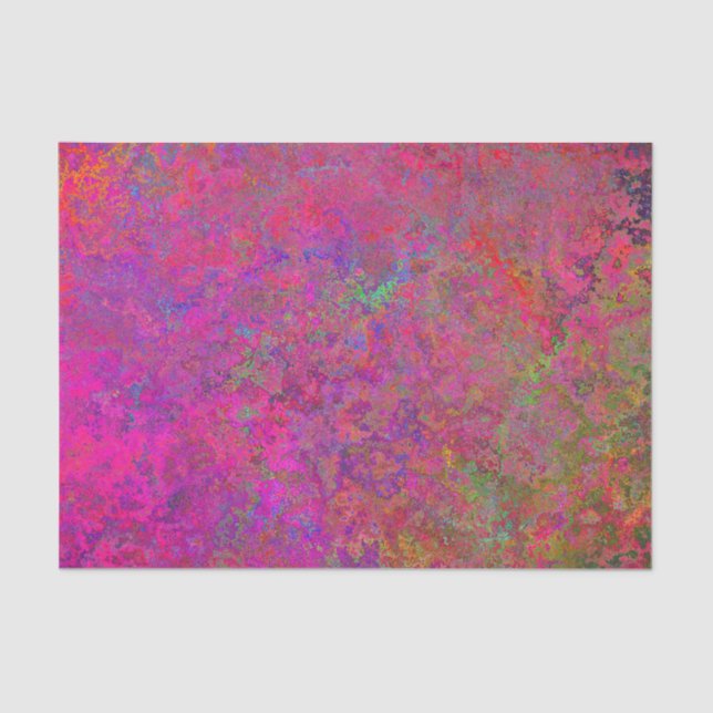 Papel De Seda Fuschia y textura de la turquesa (Anverso)