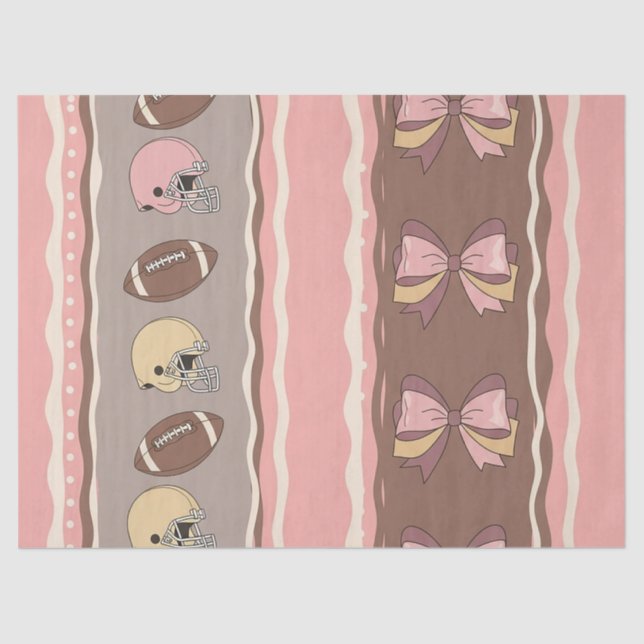 Papel De Seda Fútbol Coquette con estampado de leopardo (12) (Anverso)