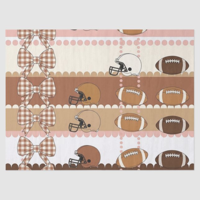 Papel De Seda Fútbol Coquette con estampado de leopardo (5) (Anverso)