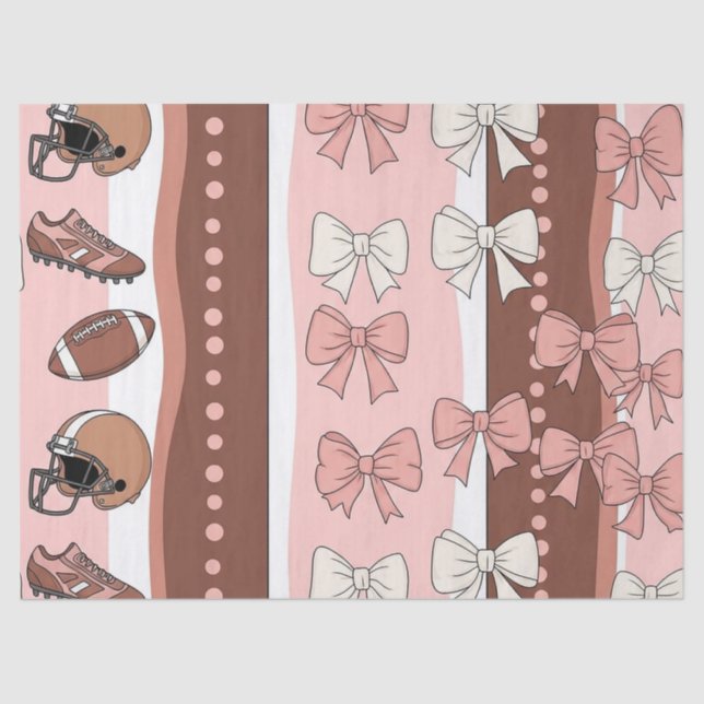 Papel De Seda Fútbol Coquette con estampado de leopardo (7) (Anverso)