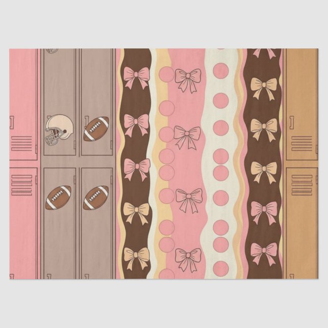 Papel De Seda Fútbol Coquette con estampado de leopardo (8) (Anverso)