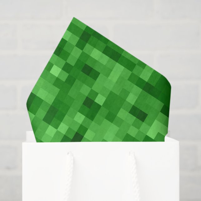 Papel De Seda Fútbol de campo verde digital turco (Bolsa de regalo)