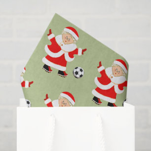 Papel De Seda Fútbol femenino vacaciones de Navidad