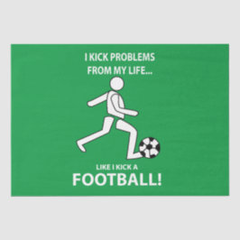 Papel De Seda Futbolista Jugador De Fútbol