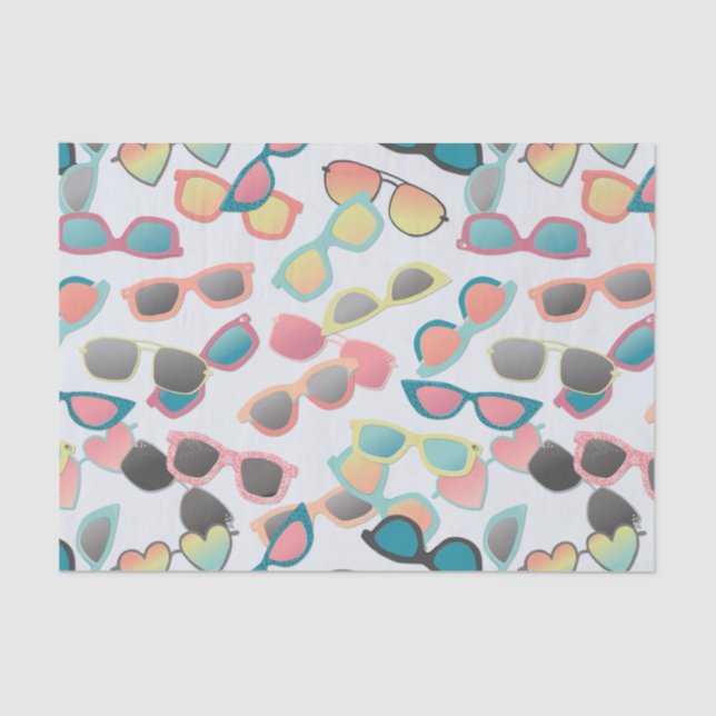 Papel De Seda Gafas de sol dispersas (Anverso)