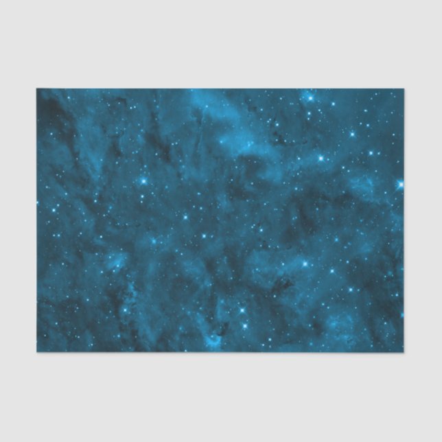 Papel De Seda Galaxia azul (Anverso)